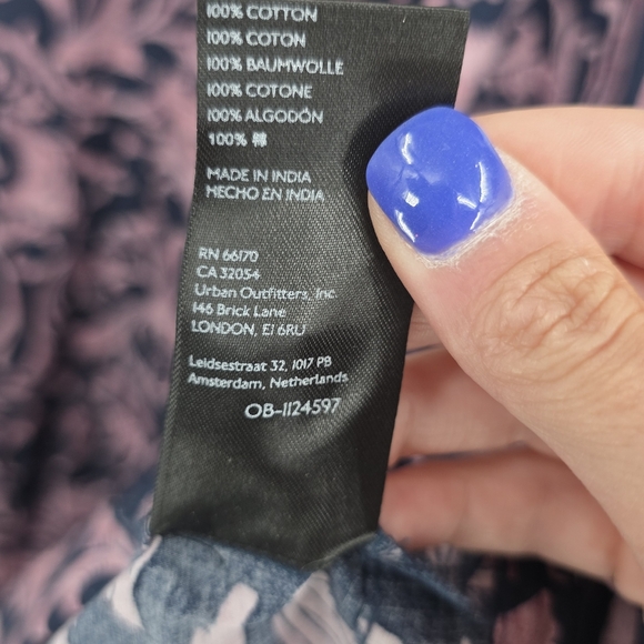 Anthropologie Pink and Blue Maxi Dress - Picture 5 of 6